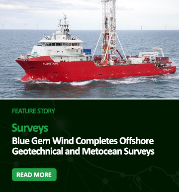 Blue Gem Wind Completes Offshore Geotechnical and Metocean Surveys