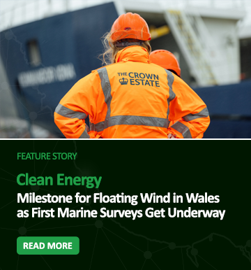 Milestone for Floating Wind Off Coast of Wales As First Marine Surveys Get Underway