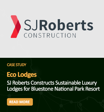 SJ Roberts Constructs Sustainable Luxury Lodges